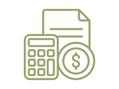 Diagramm-Symbol für Unternehmensfinanzierung – Bonität, Bankgespräche und Finanzierungsstruktur